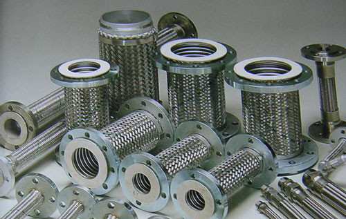 สแตนเลสยืดหยุ่น DN 1/4-12 นิ้ว โหลดโลหะ corrugated กับการประกอบ flange