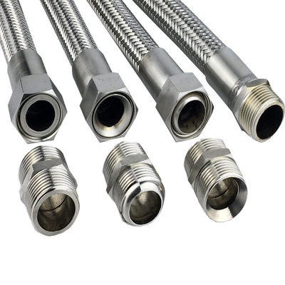 Petroleum 304 Stainless Steel Flexible Hose Custom ความหนา 3-12mm