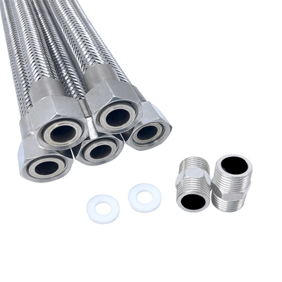 ขนาดที่กำหนดเอง PE / PTFE ถักท่อไฮดรอลิกตาข่ายป้องกันการระเบิดท่อทนกรดด่างยืดหยุ่น