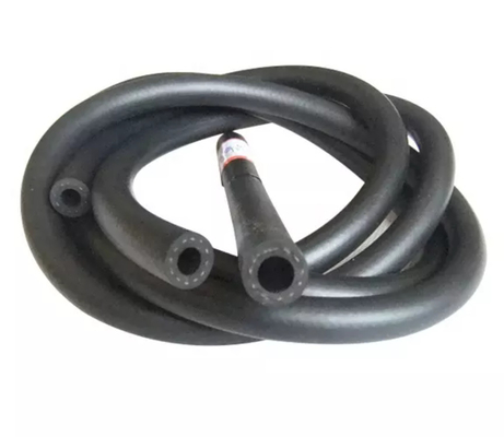ท่อยางไฮดรอลิกเสริมแรงสิ่งทอท่อน้ำมันต้านทานแรงดันต่ำ SAE100 R6 EN854 R6