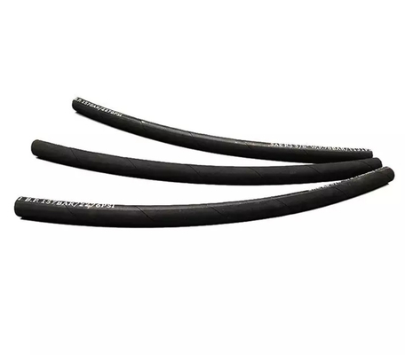 ท่อยางไฮดรอลิกเสริมแรงสิ่งทอท่อน้ำมันต้านทานแรงดันต่ำ SAE100 R6 EN854 R6