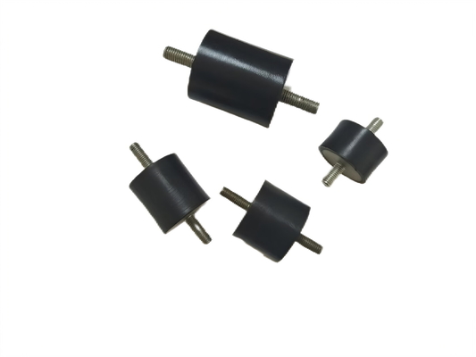 ความยาว 3-12 นิ้ว วัสดุ ยาง Absorber Shock ประเภท Elastomer ประเภทและแก้ไขยืดหยุ่นสําหรับช่วงอุณหภูมิ -40 ° C ถึง 100 ° C
