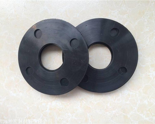 70 Shore A ความแข็งแกร่ง ยาง Flange Gasket สําหรับสิ่งแวดล้อมอาหาร 1/16 นิ้ว ความหนา