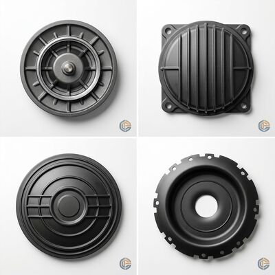 FKM High Temperature Resistant Valve Rubber Diaphragm 200C Chemical Corrosion Proof Custom Size