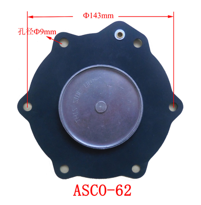 ความแข็งแกร่ง 60 - 90 Shore A ยาง Diaphragm ติดประสิทธิภาพการรับประกัน