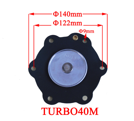 ไดอะแฟรมวาล์วพัลส์เครื่องชาร์จ TURBO ขนาดที่กำหนดเอง NBR NR CR FR วัสดุยาง